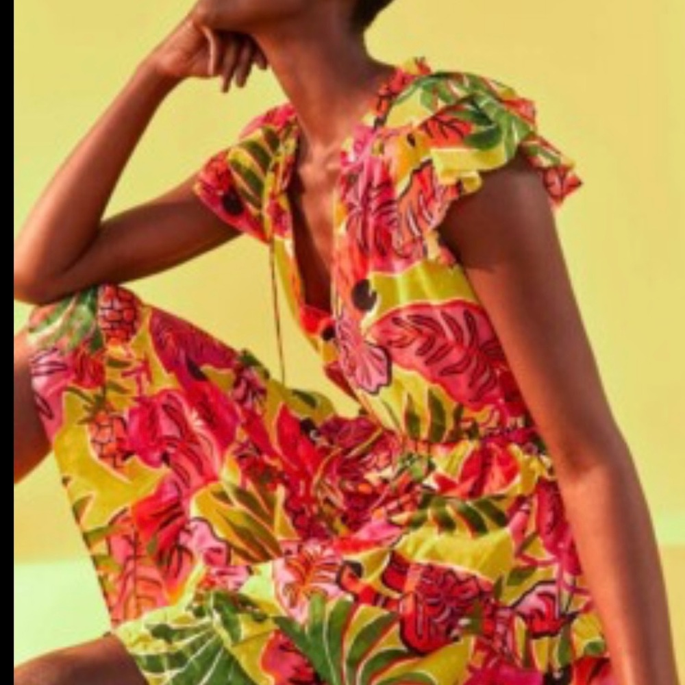 FARM RIO Saks EXCLUSIVE fruit dream anthropology sz M nwot